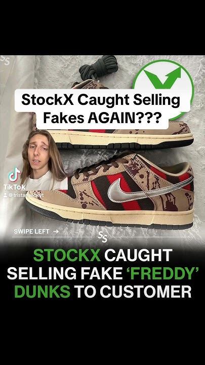 stockx selling fakes